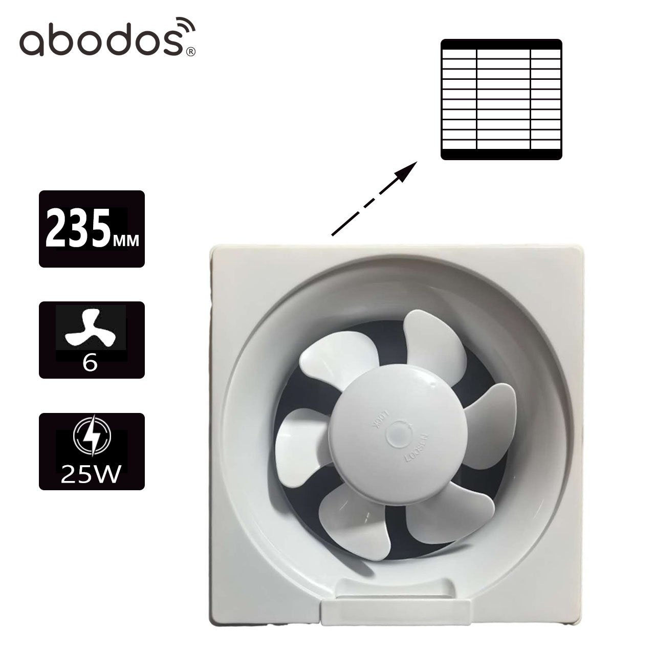 Extractor de aire 150MM